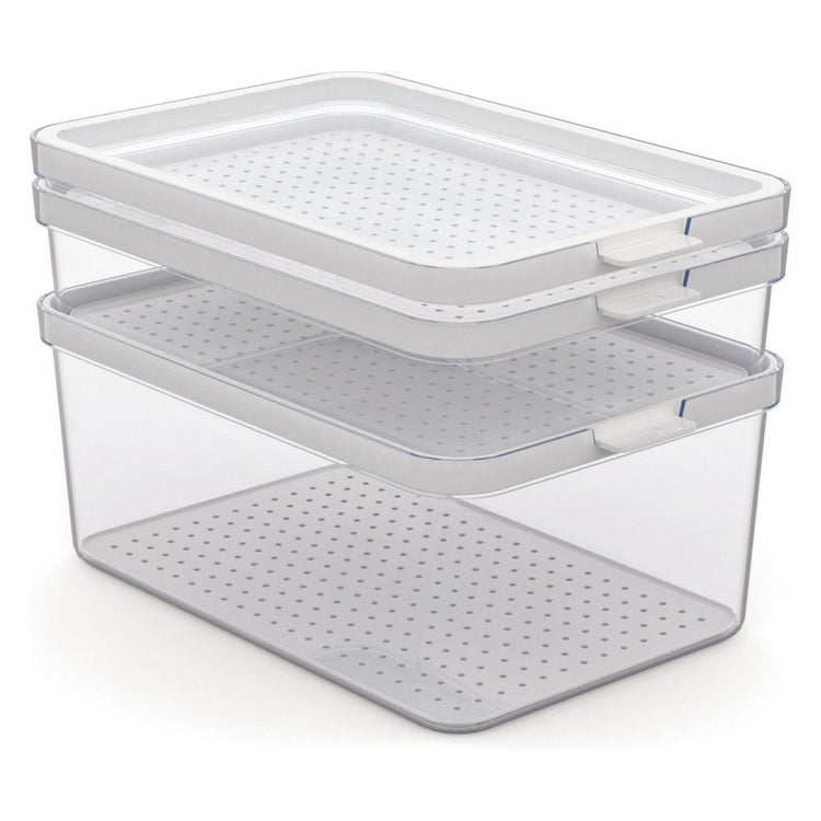 ROTHO ROTHO CAMUMA SET Kühlschrank -Organizer 1.3L + 2,6 l + 4,65L Transparent