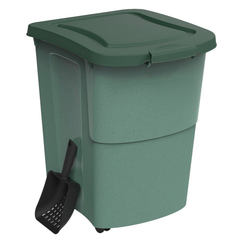 Rotho Mypet Food Container + Scoop 38L Green