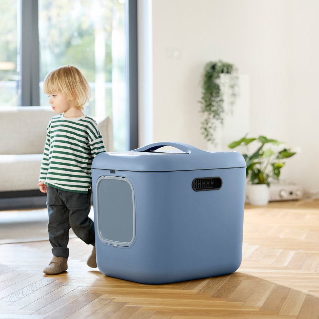 Rotho Mypet Biala XL Litterbox 61.4x49.2x57,6 cm Blau