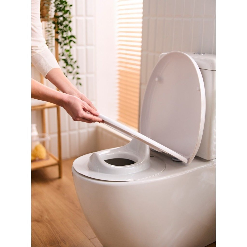 Rotho Ava Toilettenreduzierer Toilettentrainer weiß