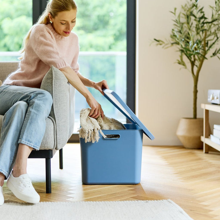 Rotho Albula Multibox 55l blau