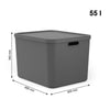 Rotho Albula Multibox 55l Anthrazit