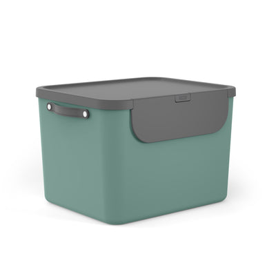 Rotho Albula Mülltrenner 55l Mistelgrün