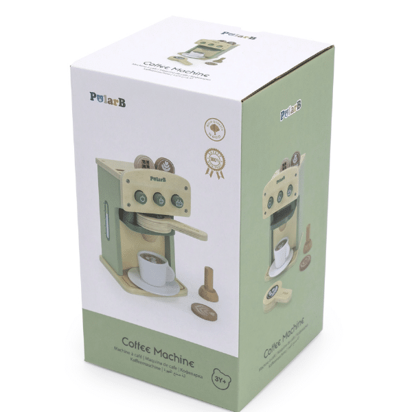 Oku Polar B Kaffeemaschine aus Holz gemacht
