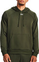 Under Armour ua Rival Fleece Hoodie Herren Sportpullover – Grün – Weiß