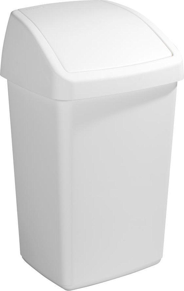Sonnenwaren Sonnenwaren recycelner Behälter mit Schwungabdeckung 50l Weiß