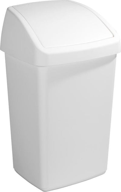 Sonnenwaren Sonnenwaren recycelner Behälter mit Schwungabdeckung 50l Weiß