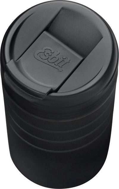Esbit Majoris Thermosbecher – 450 ml – mattschwarz – Klappdeckel – Edelstahl
