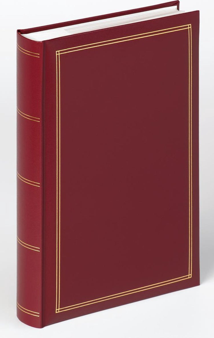 Walther me-140-r monza – Memo-Einsteckalbum – Größe 24 x 33 cm – 300 Fotos 10 x 15 cm – rot