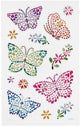 Kreativfirma Diamant Sticker Butterfly, 1 Blatt