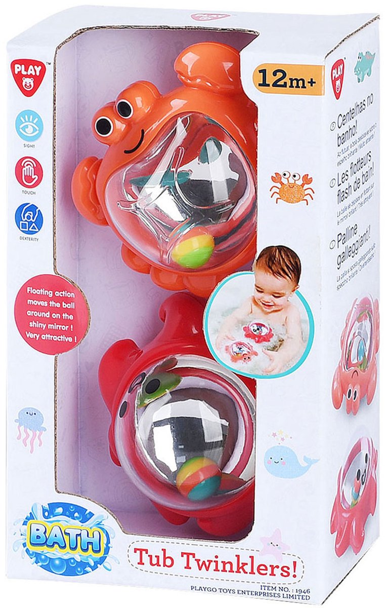Spielen Sie Badewanne Twinkler Krab und Octopus, 2st.