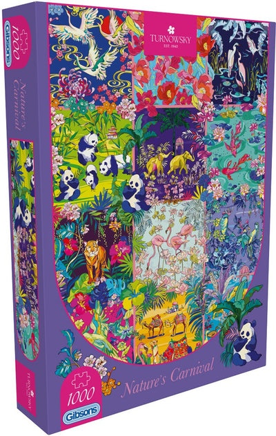 Gibsons – Karneval der Natur (heiß: Karneval der Natur) – Haus von Turnowsky – 1000 Teile – 49×68 cm – Puzzle für Erwachsene