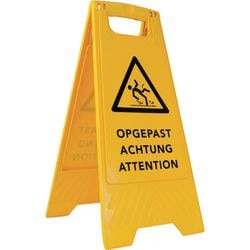 Betra Warnschild rutschiger Boden Höhe 60 cm 4-tali