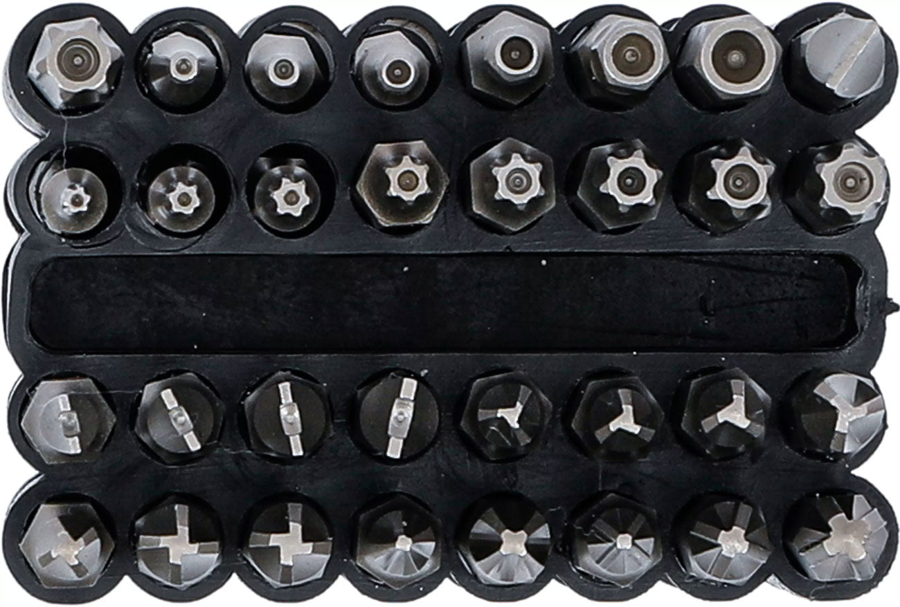 BGS Technic Bit-Satz langer Außensechskant 1 4 (6,3 mm) 32-tlg.