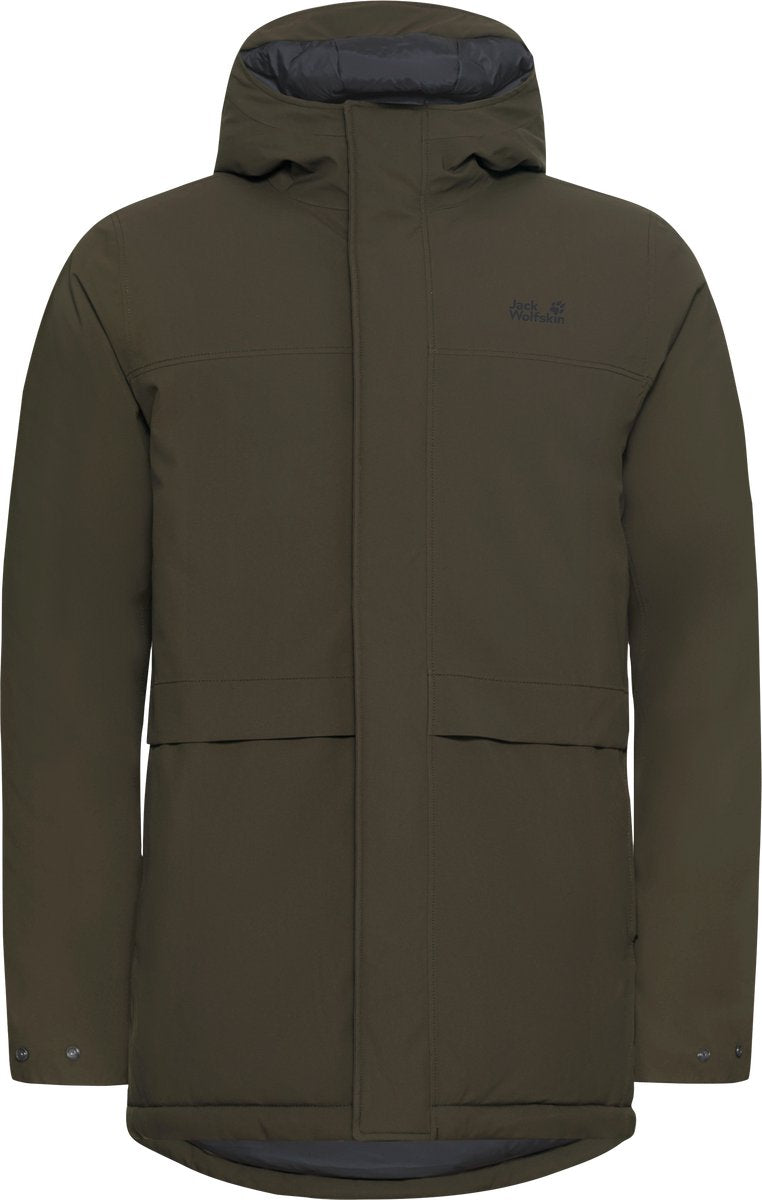 Jack Wolfskin Cold Camp Coat M Herren Outdoorjacke – Obsidian Moss