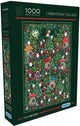 Gibsons – Weihnachtsdorf (Tür der Kunstdatei) – 1000 Teile 49×68cm (B×H) – Puzzle für Erwachsene