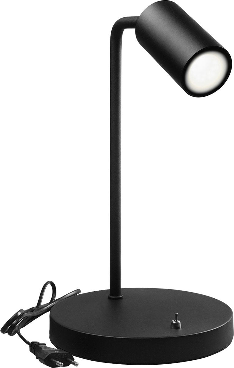 Maclean – Schreibtischlampe – Ein-Aus-Schalter – 55 x 90 mm – GU10 – Schwarz