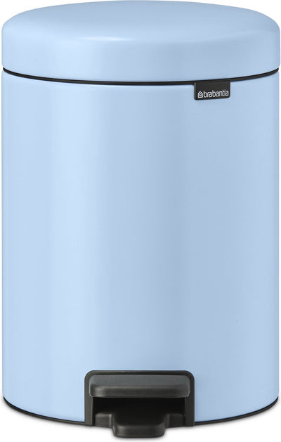 Brabantia Newicon Abfallbehälter – 5 Liter – Badezimmer – verträumtes Blau