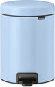 Brabantia Newicon Abfallbehälter – 5 Liter – Badezimmer – verträumtes Blau