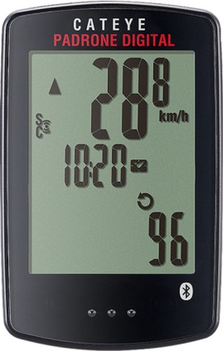 Cateye Padrone Digital CC-PA400B Fahrradcomputer – exkl. Sensor - kabellos - schwarz
