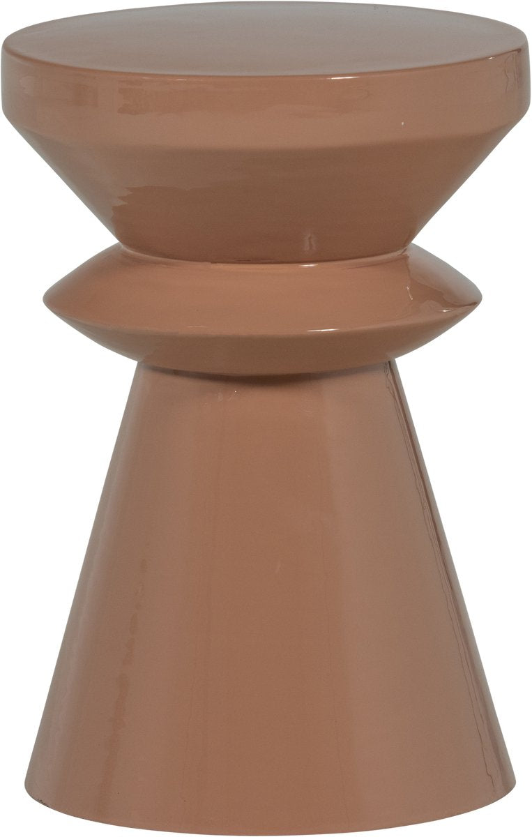 Woood Fedde Beistelltisch – Metall – Altrosa – 47 x 30 x 30