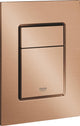 Grohe Skate Cosmopolitan S Bedienfeld-WC – vertikal – Doppelspülung – gebürsteter warmer Sonnenuntergang (mattes Bronze) – schlanke Größe