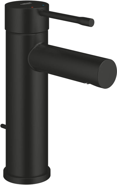 Grohe Essence New S-Size Waschmaschinen-Waschtisch – mit Trekwaste – Ecojoy – Fastfixation Plus – Mattschwarz