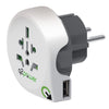 Q2 Power Q2 1.100110 Reiseadapter Welt-zu-Europa USB geerdet