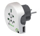 Q2 Power Q2 1.100110 Reiseadapter Welt-zu-Europa USB geerdet