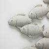 Boltze Home Wanddekoration Fisch aus Metall 97x53cm