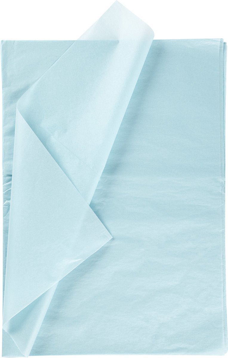 Creativ Company Tissue Paper Hell Blue 10 Blätter 14 Gr, 50x70 cm