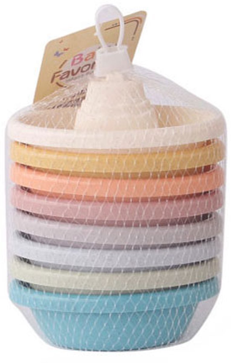Badeboote Pastell, 8dlg.