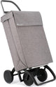 Rolser Einkaufstrolley Jeans Tweed - 4 Rollen - Grau