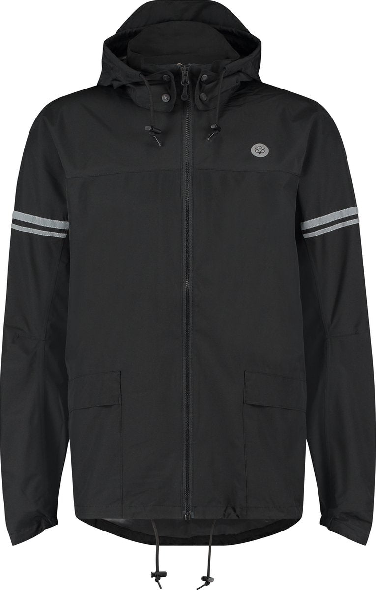 Agu Original Regenmantel Essential Schwarz