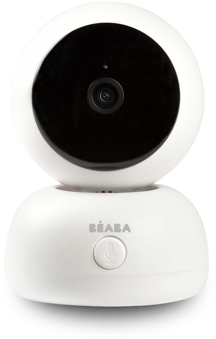 Béaba zen premium – Babyphone mit Video – 360° drehbare Kamera – Full HD – Infrarot-Nachtsicht – Steuerung per App und Elterneinheit – Weiß