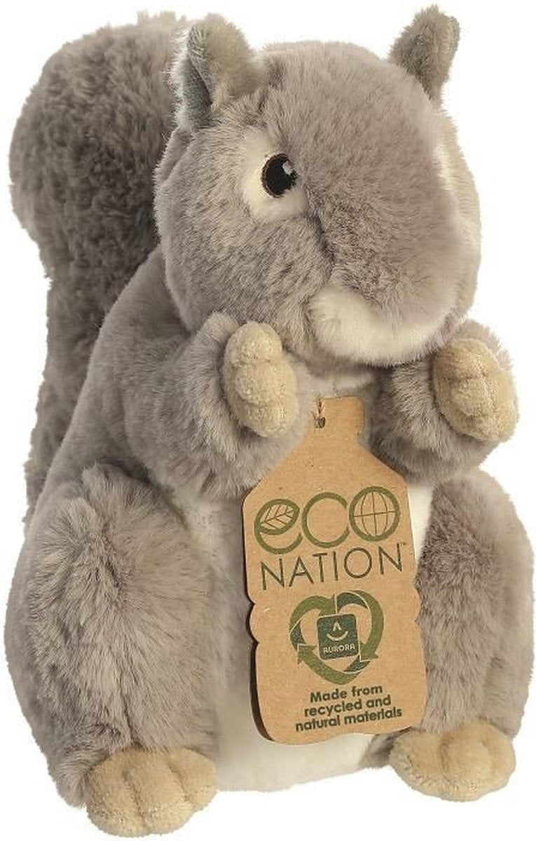 Öko -Nation Pluchen kuscheln Eichhörnchen 20,5 cm