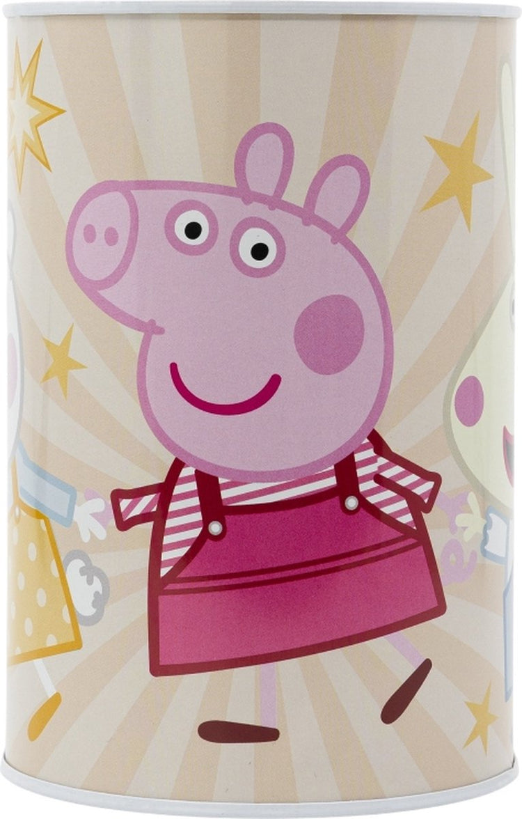 Peppa Pig Spardose aus Metall – 430 ml – für Kinder 15 x 10 cm