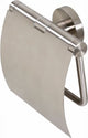 Geesa Nemox Toilettenpapierhalter mit Klappe – gebürsteter Edelstahl