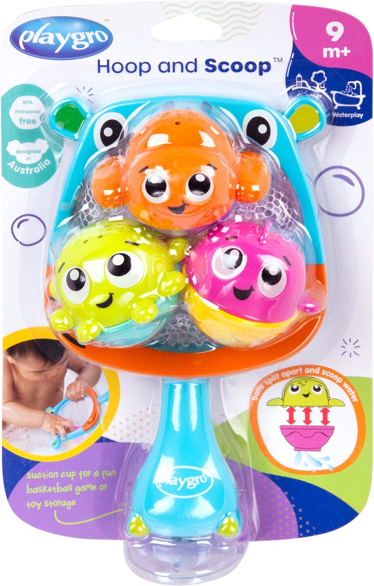 Playgro Badespielzeug – Reifen und Schaufel – vollständig versiegelt – schimmelfrei – Wasserspielzeug für Babys – BPA-frei
