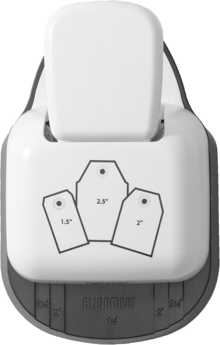 Papierkraftstoff • Stanzen Sie ein gerades 3-in-1-Etikett