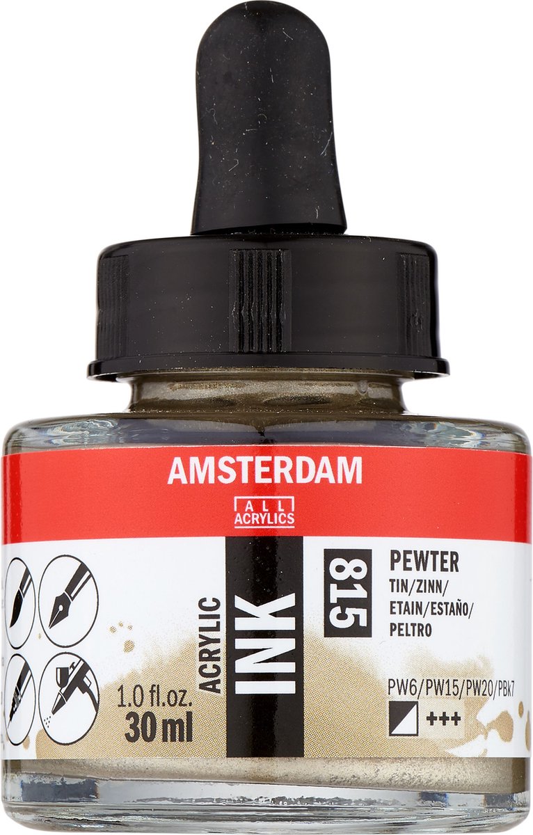 Amsterdam Acryltintenflasche 30 ml Dose 815