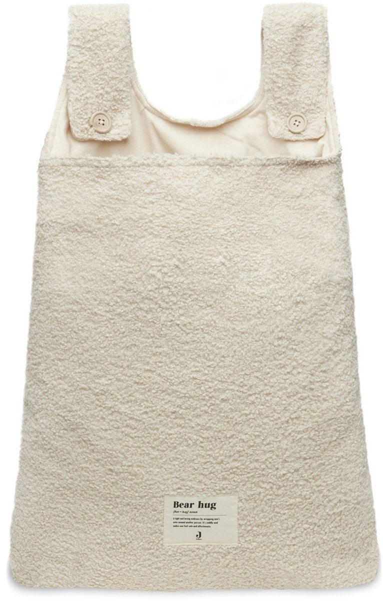 Jollein – Laufstalltasche (Boucle – Natur) – Laufstall-Aufbewahrungstasche, Aufbewahrungstasche, Spielzeugtasche