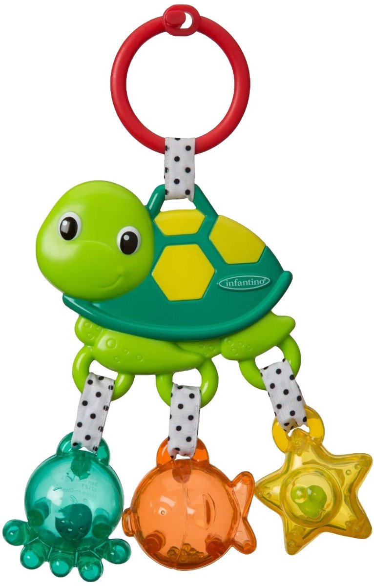Infantino Jingle Sea Charms Schildkröte Rassel