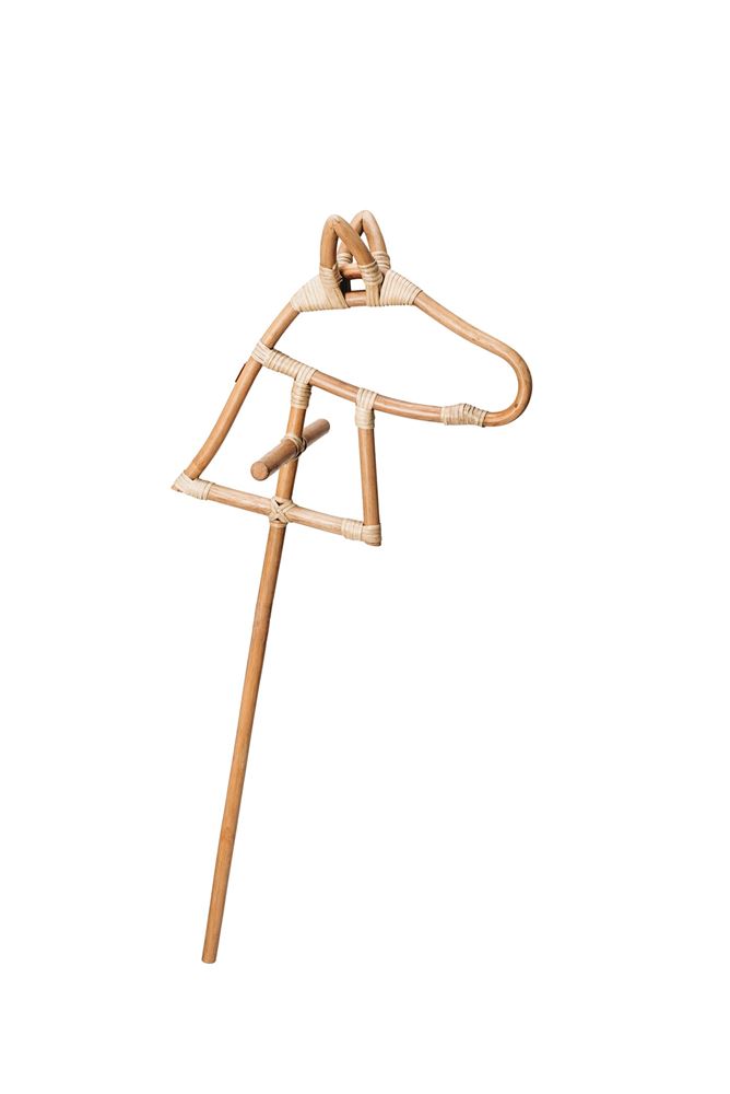 Steckenpferd Poppie aus Rattan