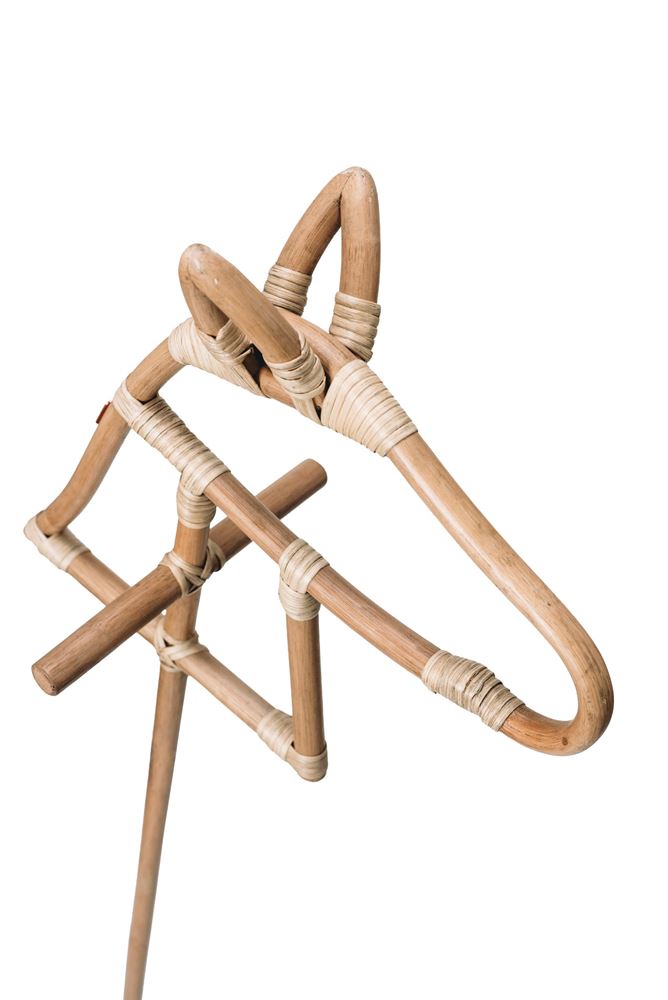 Steckenpferd Poppie aus Rattan
