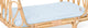 Blaue Matratze für das Bett von Poppie Toys