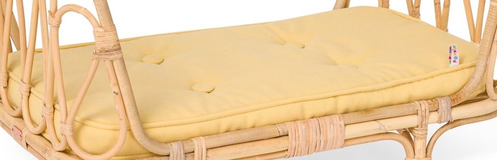 Poppie Toys gelbe Matratze fürs Bett