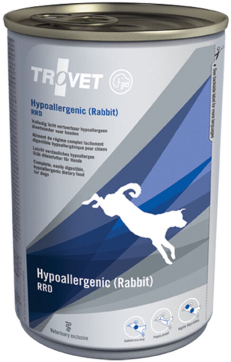 Trovet rrd hypoallergen (Kaninchen) Hund 1 x 400-Gramm-Dosen