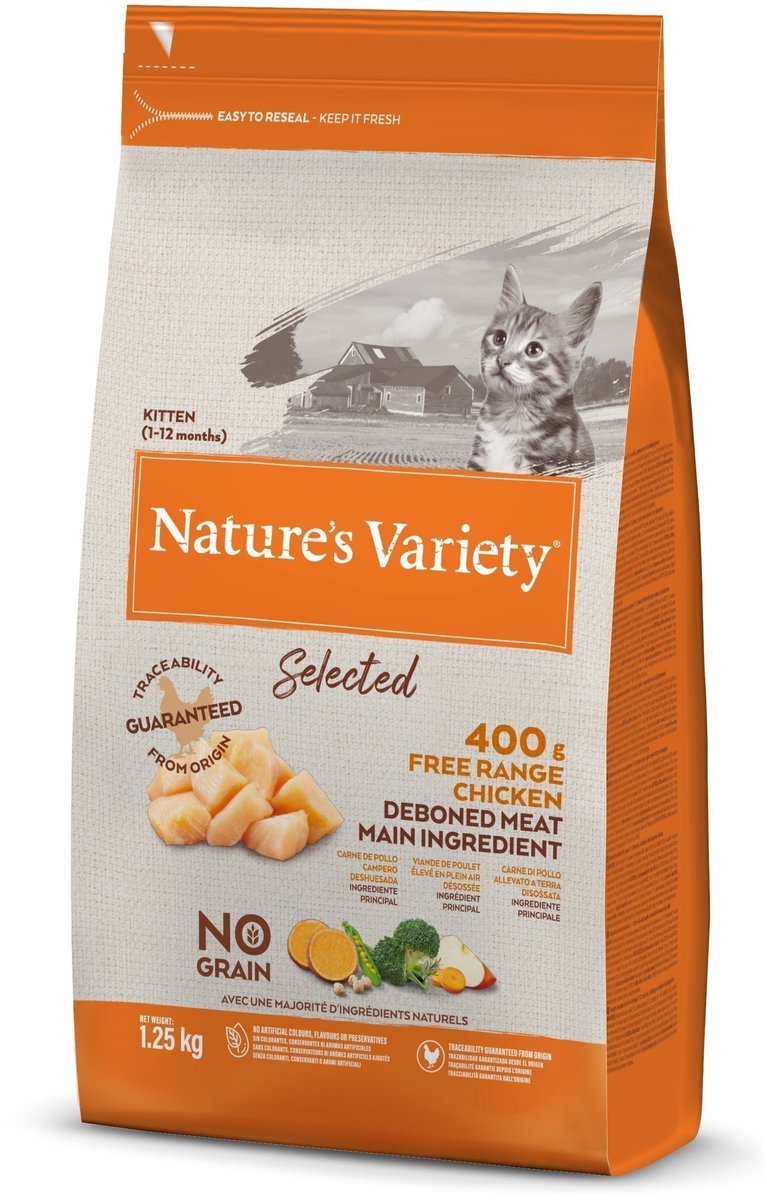 Nature Variety ausgewählte Kätzchen Freilandhuhn Huhn