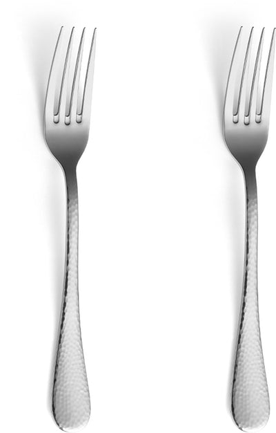 Amefa Sierra – 2-teiliges Dessertgabel-Set – Hochglanz – silberfarben
